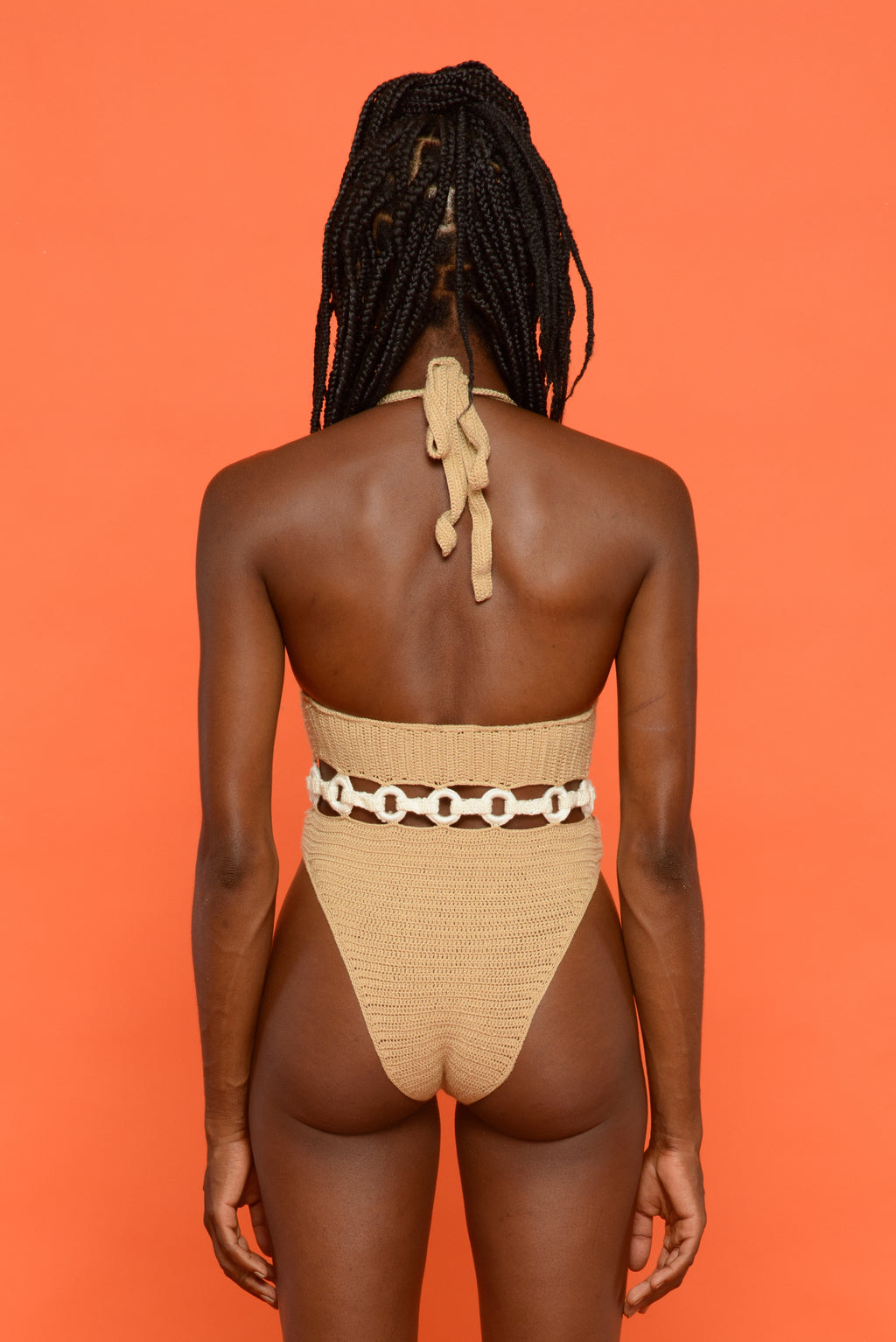 Amini Swimsuit Camel