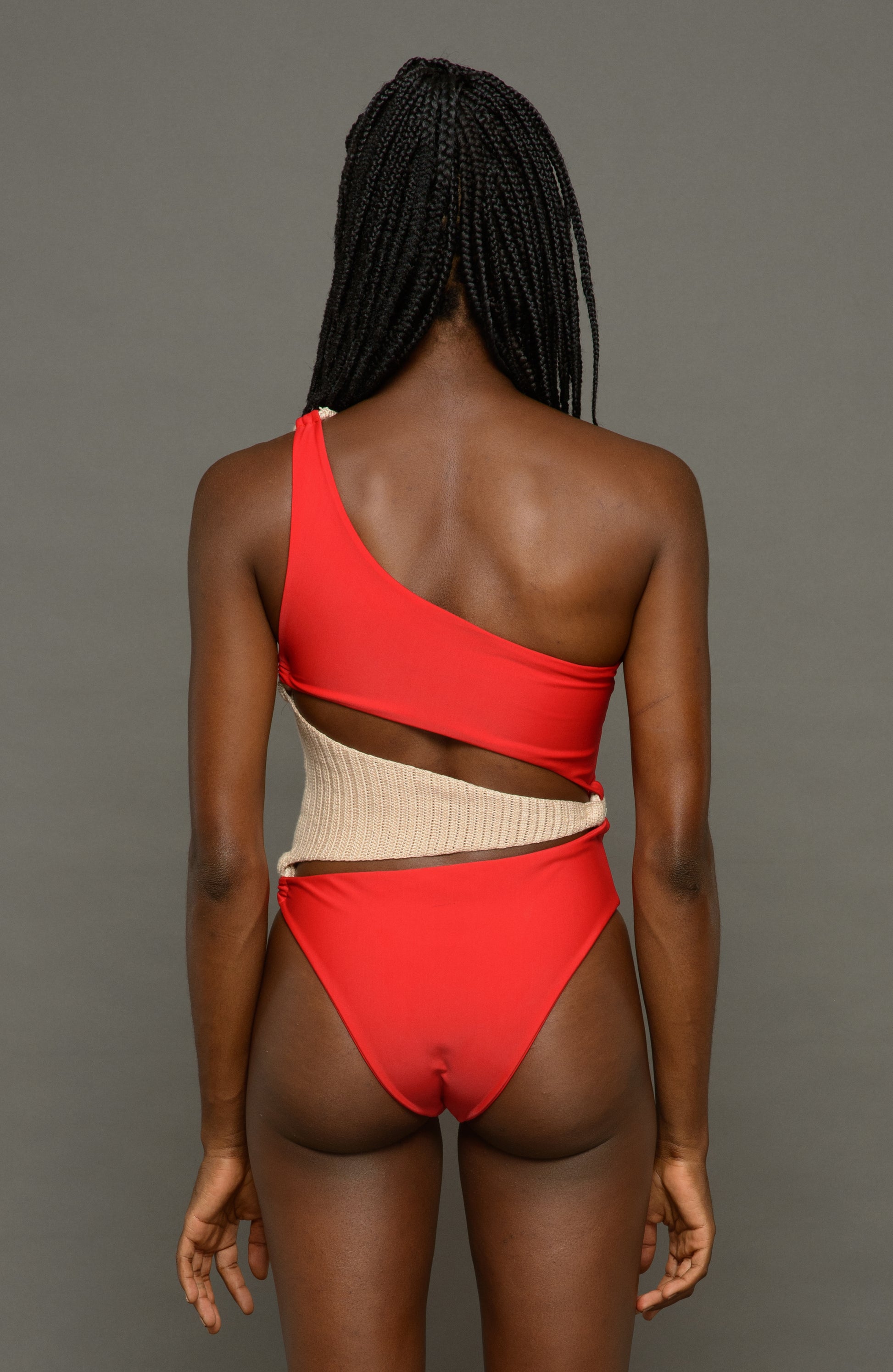 Nishati Swimsuit Red