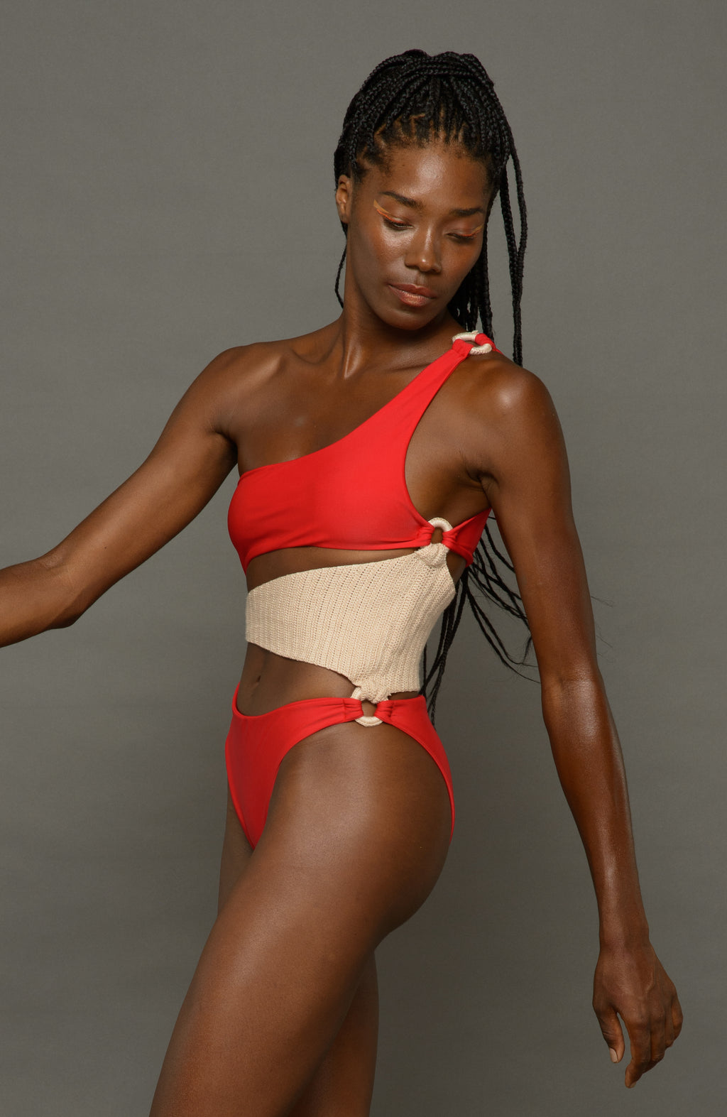 Nishati Swimsuit Red